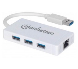 Slika izdelka: 3-PORT USB 3.0 Type-C/A HUB z Ethernet Adapterjem