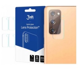 Slika 2 izdelka: 3MK Hibridno steklo za kamero za Samsung Galaxy S21 G991 (4 kos)