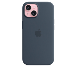Slika 2 izdelka: Apple original ovitek Silicon case za iPhone 15 - MagSafe - temno moder - MT0N3ZM/A