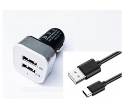 Slika izdelka: AVTOPOLNILEC 2A s kablom Type C - črn