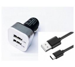 Slika 2 izdelka: AVTOPOLNILEC 2A s kablom Type C - črn