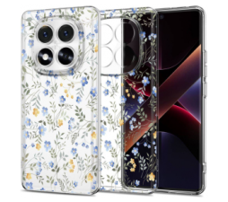 Slika 2 izdelka: Clear Case Aurora Flower za Xiaomi Redmi Note 14 Pro 5G - prozoren