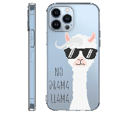 Slika izdelka: Clear Case No Drama LLama za iPhone 7, iPhone 8, iPhone SE 2020 - prozoren
