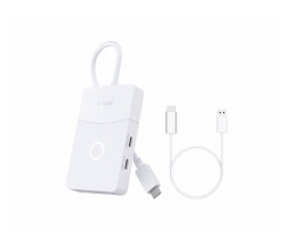 Slika izdelka: D-LINK DUP-501 5 v1 USB razdelilec, Brezžični HDMI, 100W PD
