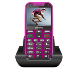 Slika 2 izdelka: EVOLVEO Easyphone XR telefon na tipke za starejše - roza