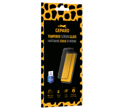 Slika izdelka: Gepard ZAŠČITNO KALJENO STEKLO iPhone 17 - Full Glue - črn