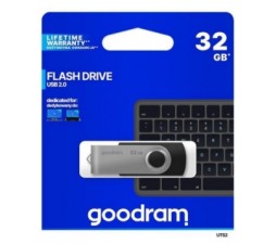 Slika 2 izdelka: Goodram USB KLJUČ 32GB za shranjevanje podatkov črno srebrn