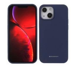 Slika izdelka: Goospery Soft Feeling silikonski ovitek za iPhone 13 6.1 - temno moder