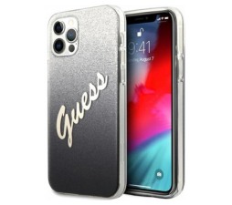 Slika 2 izdelka: GUESS GUHCP12PCUGLSBK silikonski ovitek za iPhone 12 Pro Max - srebrno sive bleščice