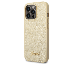 Slika 2 izdelka: GUESS GUHCP14LHGGSHK ovitek za iPhone 14 Pro - zlat z bleščicami