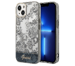 Slika izdelka: GUESS GUHCP14MHGPLHG ovitek za iPhone 14 Plus - Toile De Jouy - Porcelanasta kolekcija