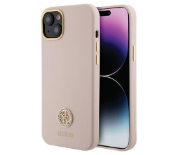 Slika izdelka: GUESS GUHCP15SM4DGPP silikonski ovitek za iPhone 15 - roza