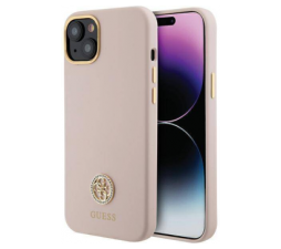 Slika 2 izdelka: GUESS GUHCP15SM4DGPP silikonski ovitek za iPhone 15 - roza