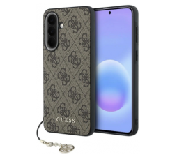 Slika 2 izdelka: GUESS GUHCSA37GF4GBR silikonski ovitek z obeskom za Samsung Galaxy A37 - rjav