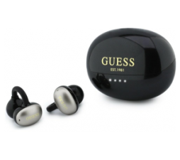 Slika 2 izdelka: Guess OWS brezžične Bluetooth slušalke  Metallic Finish Electroplated Parts Classic Logo - črne - GUTWSOL3MEGK
