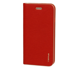 Slika izdelka: Havana Premium preklopna torbica Samsung Galaxy A54 - rdeča z zlatim robom