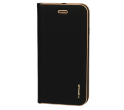 Slika izdelka: Havana Premium preklopna torbica Huawei P30 Lite - črna z zlatim robom