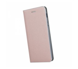 Slika izdelka: Havana Premium preklopna torbica Samsung Galaxy A20e A202 - roza s srebrnim robom
