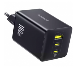Slika 2 izdelka: Hišni polnilec Baseus EnerFill FE11 100W, 5A, 1 x USB-A, 2 x USB-C, siv
