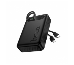 Slika izdelka: Hoco J171A Powerbank 20.000 mAh 22,5W z USB-C in Lightning kablom – črn