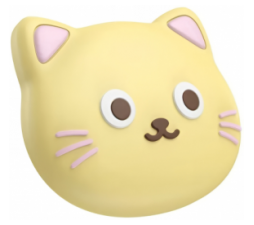 Slika 2 izdelka: HOCO SmartTag E91D Cat pametni sledilnik za živali za naprave Apple - rumen