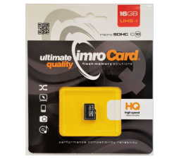 Slika izdelka: Imro SPOMINSKA KARTICA 16 GB micro SD Class 10