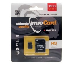 Slika 2 izdelka: IMRO SPOMINSKA KARTICA 16GB HQ microSD class 10