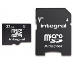 Slika 2 izdelka: Integral SPOMINSKA KARTICA 32GB micro SD z adapterjem