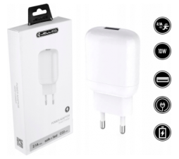 Slika 2 izdelka: Jellico adapter C22 hišni polnilec 2,1A Quick Charge 10W vhod USB A - Original (EU Blister) bel
