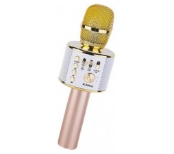 Slika 2 izdelka: KAKU brezžični karaoke mikrofon zlat