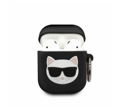 Slika izdelka: KARL LAGERFELD AirPods in AirPods 2 Case - black Choupette - KLACA2SILCHBK