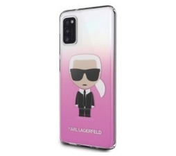 Slika 2 izdelka: Originalen KARL LAGERFELD ovitek Samsung Galaxy A41 A415 - Karl Full Body Iconic - prozorno pink trda zaščita - KLHCA41TRDFKPI