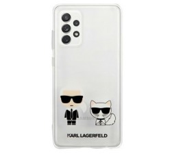 Slika 2 izdelka: Originalen KARL LAGERFELD ovitek Samsung Galaxy A52 A525 / Samsung Galaxy A52s A528 - Karl and Choupette - prozorna zaščita - KLHCA52CKTR