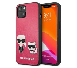 Slika izdelka: Originalen KARL LAGERFELD ovitek iPhone 13 6.1 - Full Body Icon - roza - KLHCP13MPCUSKCP