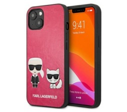 Slika 2 izdelka: Originalen KARL LAGERFELD ovitek iPhone 13 6.1 - Full Body Icon - roza - KLHCP13MPCUSKCP