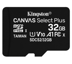 Slika izdelka: Kingston SPOMINSKA KARTICA 32 GB micro SD 100 MB/s (SDCS2/32GBSP)