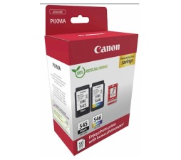 Slika izdelka: KOMPLET CANON PG-545 / CL-546 IN FOTO PAPIR ZA MG2450/2550