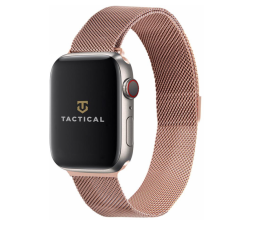 Slika izdelka: Kovinski pašček za uro Apple Watch 1 / 2 / 3 / 4 / 5 / 6 / 7 / 8 / 9 / SE 42/44/45 mm roza
