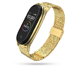 Slika izdelka: Kovinski pašček za uro Xiaomi Mi Band 5 in 6 - zlat
