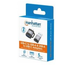 Slika 2 izdelka: Manhattan Adapter USB-C na USB-A & USB-A na USB C