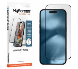 Slika izdelka: MyScreen Diamond Glass New zaščitno steklo za iPhone 14 Pro Max, 9H, Full Cover