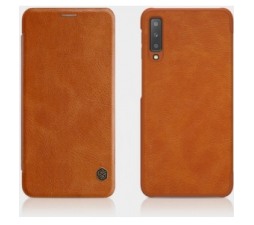 Slika 2 izdelka: Nillkin preklopna torbica QIN za Samsung Galaxy A7 2018 A750 rjava
