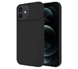 Slika 2 izdelka: Onasi Lens Cover silikonski ovitek zaščita za iPhone 7 / 8 / SE 2020 - črn