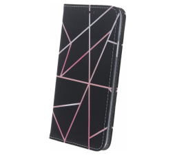Slika izdelka: Onasi Mistik preklopna torbica Xiaomi Redmi 10C - črna z roza črtami