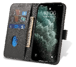 Slika izdelka: Onasi Wallet denarnica usnjena preklopna torbica Xiaomi Redmi Note 12 Pro 5G / Poco X5 Pro - črna