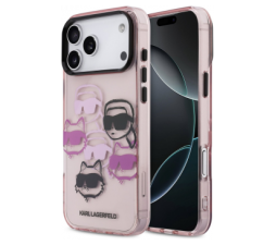 Slika 2 izdelka: Originalen KARL LAGERFELD MagSafe ovitek iPhone 17 Pro Max - Roza - KLHCP17XHMCHKCOP 