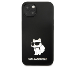 Slika 2 izdelka: Originalen KARL LAGERFELD ovitek iPhone 13 6.1 - IML NFT Choupette Body - črn silikonska zaščita - KLHCP13MSNCHBCK