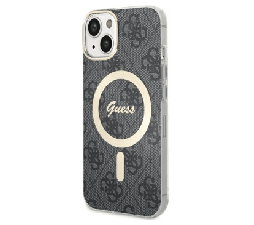 Slika 2 izdelka: Originalni GUESS ovitek GUHMP13MH4STK z Magsafe za iPhone 13 6.1 - črn