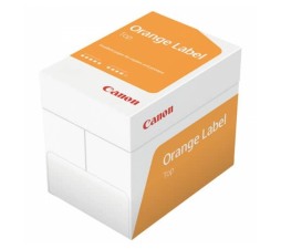 Slika izdelka: Papir CANON TOP A3, 80 g (orange label); v škatli je 5 zavitkov po 500 listov
