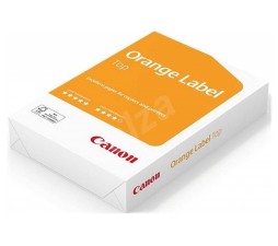 Slika izdelka: Papir CANON TOP A4, 80 g (orange label), v škatli je 5 zavitkov po 500 listov